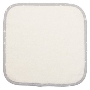 ΛΑΒΕΤΕΣ ΩΜΟΥ bebe  01 30Χ30 ΕΚΡΟΥ/ΓΚΡΙ Cotton 100% - Image 1