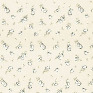 ΠΑΝΑ ΦΑΝΕΛΑ bebe Birds 16 80Χ80 Ecru Flannel cotton 100% - Image 1