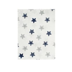 ΠΑΝΑ ΧΑΣΕΣ bebe Star 102 80Χ80 Blue Cotton 100% - Image 1