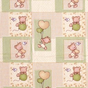 ΣΕΝΤΟΝΑΚΙ ΛΙΚΝΟΥ bebe Baloon 76 80Χ110 Beige Flannel cotton 100% - Image 1