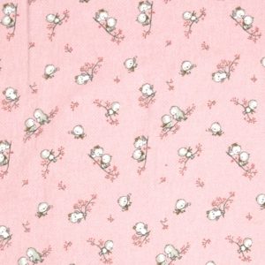 ΣΕΝΤΟΝΑΚΙ ΛΙΚΝΟΥ bebe Birds 15 80Χ110 Pink Flannel cotton 100% - Image 1