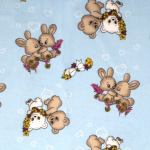 ΣΕΝΤΟΝΑΚΙ ΛΙΚΝΟΥ bebe Little Brothers 147 80X110 Sky blue Flannel Cotton 100%