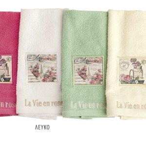 ΠΕΤΣΕΤΑ ΣΕΤ 2 τεμ VINTAGE 01 30X50,50X90 ΛΕΥΚΟ Cotton 100% - Image 1