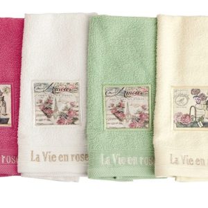 ΠΕΤΣΕΤΑ ΣΕΤ 2 τεμ VINTAGE 01 30X50,50X90 ΜΩΒ Cotton 100% - Image 1