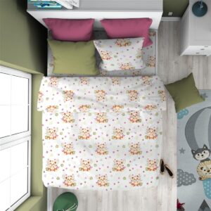 ΠΑΠΛΩΜΑΤΟΘΗΚΗ ΕΜΠΡΙΜΕ kids Lion Cub 530 160X240 Beige 100% Cotton - Image 1