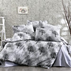 ΣΕΝΤΟΝΙΑ ΕΜΠΡΙΜΕ ΣΕΤ 4 τεμ Forest 312 240X270 Grey 70/30 Cott/Pol - Image 1