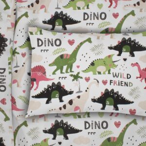 ΜΑΞΙΛΑΡΟΘΗΚΗ ΕΜΠΡΙΜΕ bebe Dinosaur 518 35X45 Multi-Colour 100% Cotton - Image 1