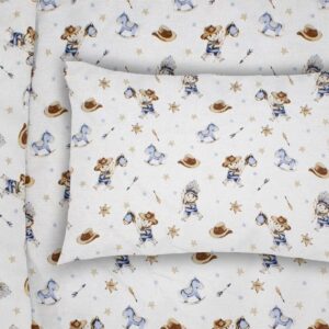 ΜΑΞΙΛΑΡΟΘΗΚΗ ΕΜΠΡΙΜΕ bebe Wild West 540 35X45 Sky Blue Cotton 100% - Image 1