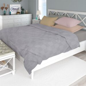 ΚΟΥΒΕΡΤΑ ΠΙΚΕ Μονόχρωμη 165X250 Γκρι 100% Cotton - Image 1