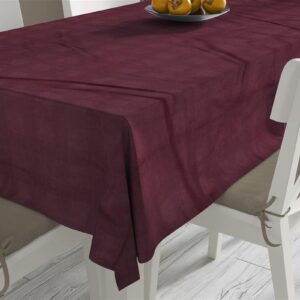 ΑΝΕΞΙΤΗΛΟ ΤΡΑΠΕΖΟΜΑΝΤΗΛΟ Νηματοβαφή Bordeaux 140X200 100% Cotton - Image 1