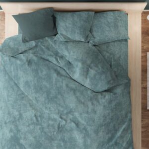 ΠΑΠΛΩΜΑ Premium Shadow 616 220X240 Petrol 100% Cotton