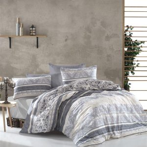 ΠΑΠΛΩΜΑ ΕΜΠΡΙΜΕ Ανδρομάχη 317 220X240 Grey Cott/Pol 70/30