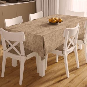 ΑΛΕΚΙΑΣΤΟ ΣΕΤ 2 τεμ (ΤΡΑΠ/ΛΟ 140X140 & ΤΡΑΒΕΡΣΑ 40X140) Panama Shadow Brown 70/30 Cott/Pol