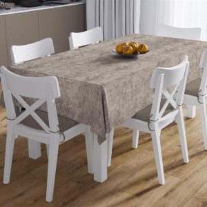 ΑΛΕΚΙΑΣΤΟ ΣΕΤ 2 τεμ (ΤΡΑΠ/ΛΟ 140X220 & ΤΡΑΒΕΡΣΑ 40X220) Panama Shadow Mocha 70/30 Cott/Pol - Image 1