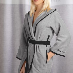 Μπουρνούζι New Comfy Smoke (Με Κουκούλα)