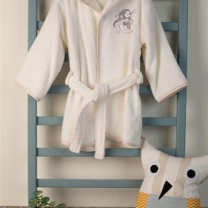 ΜΠΟΥΡΝΟΥΖΙ Με Κέντημα bebe Dreaming Elephant 168 SIZE:04 Λευκό 100% Cotton - Image 1