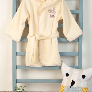 ΜΠΟΥΡΝΟΥΖΙ Με Κέντημα bebe Rabbit Girl 148 SIZE:02 Εκρού 100% Cotton - Image 1