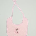 ΣΑΛΙΑΡΑ Με Κέντημα bebe Kitty 136 25X25 Ροζ 100% Cotton