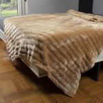 ΚΟΥΒΕΡΤΑ Coral Fleece Ριγέ 220X240 300gsm 12 Beige 100% Polyester