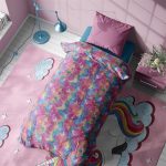 Κουβέρτα Fleece φωσφορίζουσα Unicorn 160X220 100% Polyester