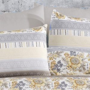 ΜΑΞΙΛΑΡΟΘΗΚΗ ΕΜΠΡΙΜΕ Ηλιαχτίδα 370 50X70 Grey-Beige Cott/Pol 70/30 - Image 1