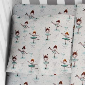 ΜΑΞΙΛΑΡΟΘΗΚΗ ΕΜΠΡΙΜΕ bebe Μπαλαρίνα 166 35X45 Green Flannel Cotton 100% - Image 1