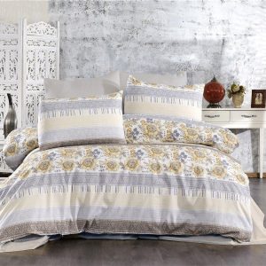 ΠΑΠΛΩΜΑΤΟΘΗΚΗ ΕΜΠΡΙΜΕ Ηλιαχτίδα 370 160Χ240 Grey-Beige Cott/Pol 70/30 - Image 1