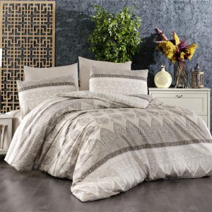 ΣΕΝΤΟΝΙΑ ΕΜΠΡΙΜΕ ΣΕΤ 3 τεμ Ηλέκτρα 361 160X240 Beige Cott/Pol 70/30