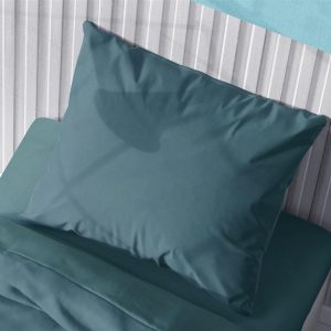 ΜΑΞΙΛΑΡΟΘΗΚΗ Solid 494 50X70 Petrol Cotton 100% - Image 1