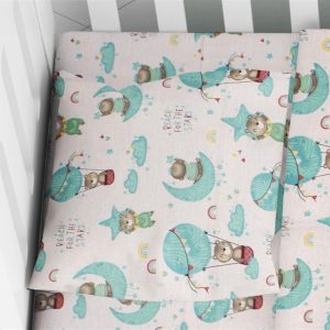 ΜΑΞΙΛΑΡΟΘΗΚΗ ΕΜΠΡΙΜΕ bebe Reach the stars 192 35X45 Green Cotton 100% - Image 1