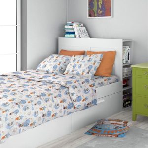 ΣΕΝΤΟΝΙΑ ΕΜΠΡΙΜΕ ΣΕΤ 3 τεμ kids Reach the stars 191 160X240 Sky blue Cotton 100% - Image 1