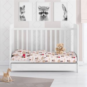 ΣΕΝΤΟΝΙΑ ΕΜΠΡΙΜΕ ΣΕΤ 3 τεμ bebe Reach the stars 190 120X160 Beige Cotton 100% - Image 1