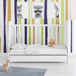 ΣΕΝΤΟΝΙΑ ΣΕΤ 3 τεμ bebe Solid 491 120X160 White Cotton 100% - Image 1