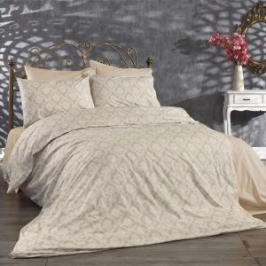 ΣΕΝΤΟΝΙΑ ΕΜΠΡΙΜΕ ΣΕΤ 4 τεμ Οφηλία 275 240Χ270 Beige Cott/Pol 70/30 - Image 1