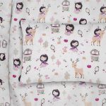 ΜΑΞΙΛΑΡΟΘΗΚΗ ΕΜΠΡΙΜΕ kids Lily & Deer 179 50X70 White-Pink Cotton 100%