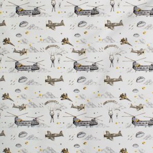 ΣΕΝΤΟΝΑΚΙ ΛΙΚΝΟΥ bebe Airforce 195 80X110 White-Grey Cotton 100%