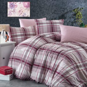 ΣΕΝΤΟΝΙΑ ΕΜΠΡΙΜΕ ΣΕΤ 4 τεμ Εκάβη 422 220X240 Mauve Cott/Pol 70/30