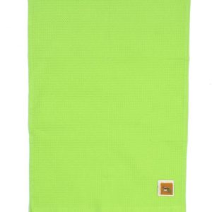 Ποτηρόπανο Πικέ Tea 45X65 Λαχανί Με Κρόσσι 100% Cotton - Image 1