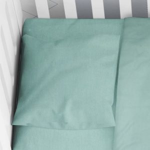 ΜΑΞΙΛΑΡΟΘΗΚΗ bebe Solid 497 35X45 Aqua Cotton 100% - Image 1