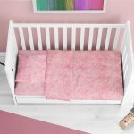 Κατωσέντονο με Λάστιχο bebe Premium Shadow 617 0,70X1,40X0,15 Pink 100% Cotton