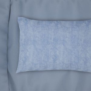 Μαξιλαροθήκη Premium Shadow 614 50X70 Sky Blue 100% Cotton - Image 1