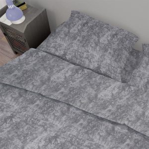 Σεντόνι 1 τεμ Premium Shadow 613 160X240 Dark Grey 100% Cotton - Image 1