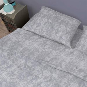 Σεντόνια Σετ 3 τεμ Premium Shadow 621 160X240 Light Grey 100% Cotton - Image 1