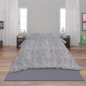 Σεντόνια Σετ 4 τεμ Premium Shadow 613 220X240 Dark Grey 100% Cotton - Image 1
