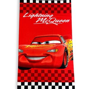Πετσέτα Θαλάσσης Quick Dry Disney Home Cars 21 70X140 Red 100% Microfiber