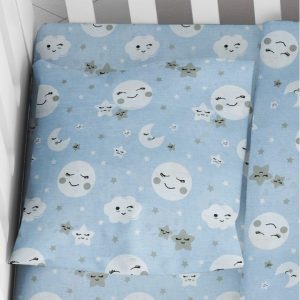 ΜΑΞΙΛΑΡΟΘΗΚΗ ΕΜΠΡΙΜΕ bebe Smile 81 35X45 Blue Cotton 100% - Image 1