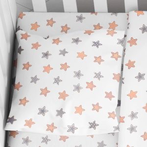 ΜΑΞΙΛΑΡΟΘΗΚΗ ΕΜΠΡΙΜΕ bebe Star 103 35X45 Grey Cotton 100% - Image 1