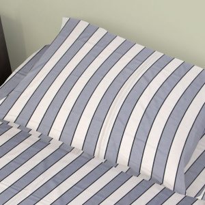 ΜΑΞΙΛΑΡΟΘΗΚΗ ΒΑΜΒΑΚΟΣΑΤΕΝ Navy 158 50X70 Cotton 100% - Image 1