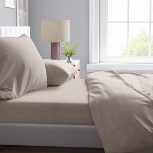 ΜΑΞΙΛΑΡΟΘΗΚΗ Μελανζέ 01 50X70 Beige Cott/Pol 70/30 - Image 1
