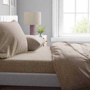 ΜΑΞΙΛΑΡΟΘΗΚΗ Μελανζέ 02 50X70 Golden Beige Cott/Pol 70/30 - Image 1